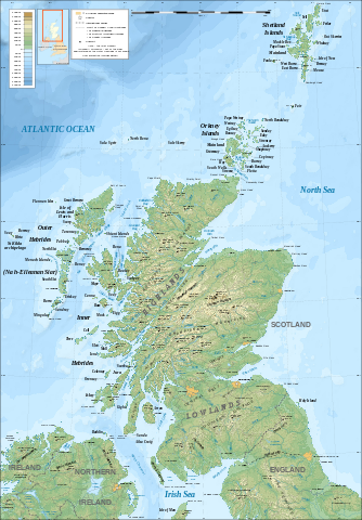 Map of Scotland